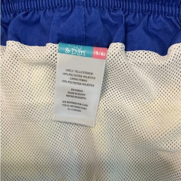 Lily & Dan Green Blue Octopus Boys Swim Trunks Shorts 5/6 - Picture 4 of 5